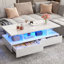 Karah coffee table with on sale storage wrought studio